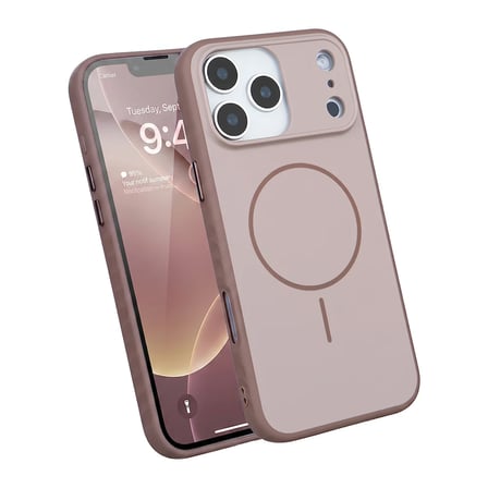 iPhone 17 Pro Max Uyumlu Kahverengi Premium MagSafe Destekli Darbe Emici Kamera Koruma Dayanıklı Kılıf