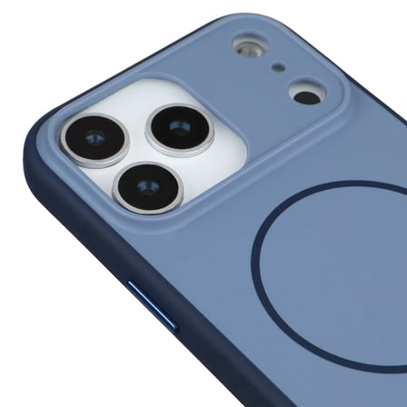 iPhone 17 Pro Uyumlu Mavi Premium MagSafe Destekli Darbe Emici Kamera Koruma Dayanıklı Kılıf
