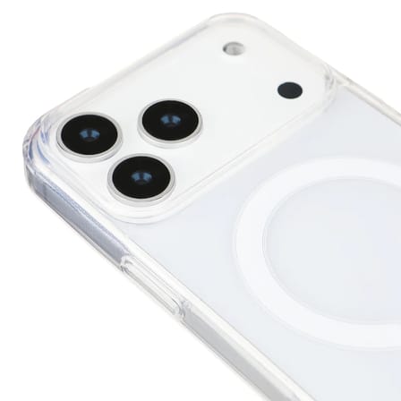 iPhone 17 Pro Max Magsafe Destekli Premium Darbe Emici Sert Şeffaf Telefon Kılıfı