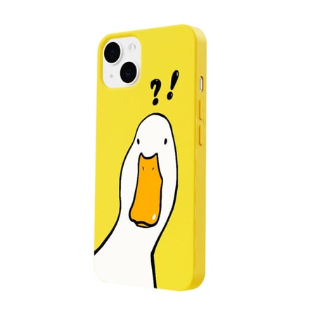 iPhone 11 Sarı What Duck Ördek Tasarımlı Kamera Korumalı Renkli Silikon Kılıf