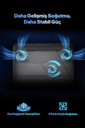 Game Garaj Slayer X5T2-5060 C2 Intel Core i5 14450HX 16GB RAM 1TB SSD RTX5060 15.3" 165Hz QHD+ IPS FreeDOS Gaming Laptop