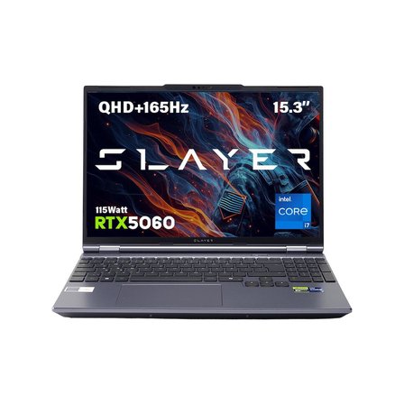 Game Garaj Slayer X7T2-5060 C3 Intel Core i7 14650HX 32GB RAM 1TB SSD RTX5060 15.3" 165Hz QHD+ IPS FreeDOS Gaming Laptop