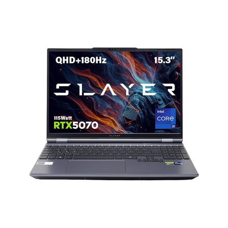 Game Garaj Slayer X9T2-5070 C2 Intel Core i9 14900HX 16GB RAM 1TB SSD RTX5070 15.3" 180Hz QHD+ IPS FreeDOS Gaming Laptop