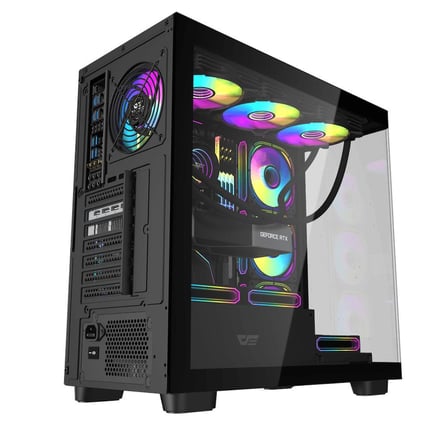 AIGO DS900G Siyah 750W 80+ Bronze ARGB Mid Tower Kasa