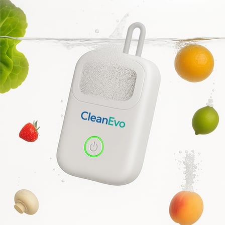 Cleanevo Meyve ve Sebze Temizleyici Cihazı, OH-İyon Arıtma Teknolojili Dezenfeksiyon Makinesi, Sebze, Meyve, Tahıl, Pirinç, Et ve Deniz Ürünler