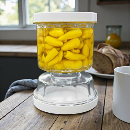 Technow Vip Ahmet Sulu Peynir Zeytin ve Turşu Saklama Kabı 500 ml