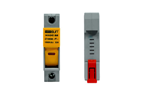 DC Sigorta + Sigorta Yuvası (16A 1000V) - 12 Adet