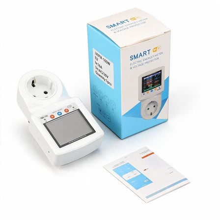 JIUJI Akım ve Voltaj Korumalı 16A WiFi Akıllı Priz