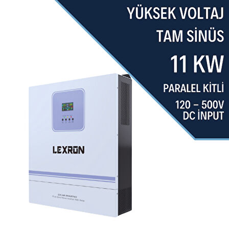 Lexron 11Kw 48V Mppt Parelel Kitli Yüksek Voltaj Akıllı İnverter