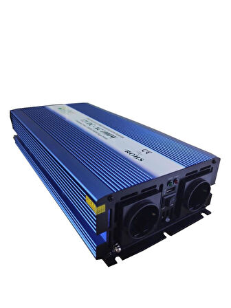 Alpex 1000W 12V Volt Bluetooth Ekranlı Tam Sinüs Ups İnverter