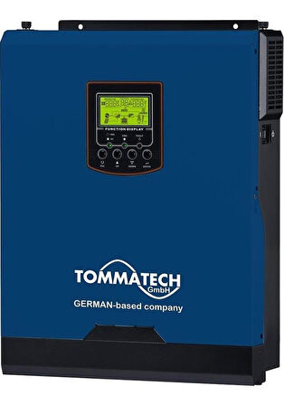 Tommatech New Pro 1.2K 1.2Kw 12V Mppt 1Faz Wıfı Tam Sinüs Akıllı İnverter
