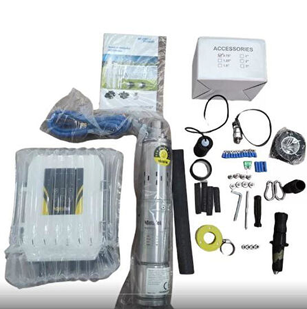 Hegel 48 Volt 15.5 Amper Dc Pompalı Tarımsal Sulama Paketi