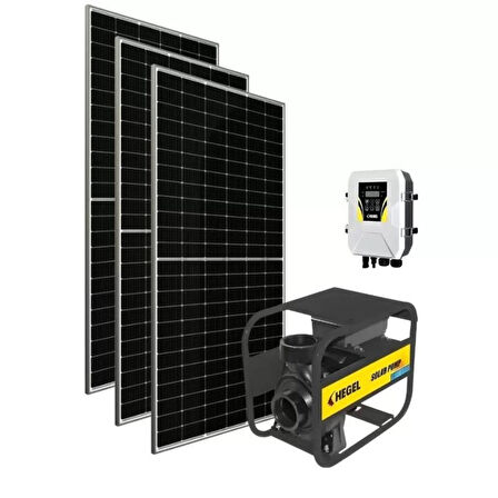 Hegel 72 Volt 1100W Salyangoz Yüzey Pompalı Tarımsal Sulama Paketi