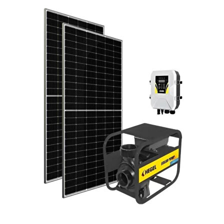 Hegel 48 Volt 550W Salyangoz Yüzey Pompalı Tarımsal Sulama Paketi