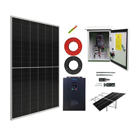 40Hp – 30Kw 3 Faz / 400V Pompa İçin Güneş Enerjili Sulama Paketi
