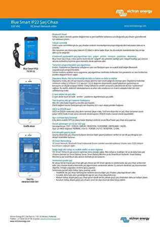 Vıctron Energy Blue Smart Ip22 Akü Şarj Cihazı 12V/20A (3)