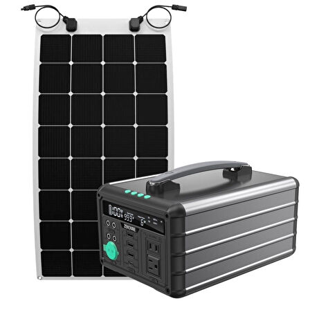 Zendure 600W Taşınabilir Güç Kaynağı Ve 110W Esnek Panel