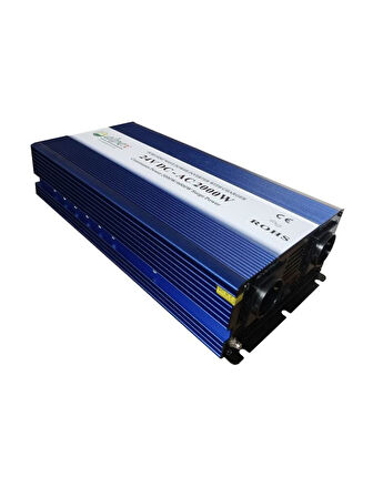 Alpex 2000W 24V Volt (Şebeke Şarjlı) Tam Sinüs Ups İnverter