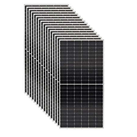 Güneş Enerjisi Hazır Solar Paket – 7.2Kw İnverter + 12X 550W Güneş Paneli + 8X 12V 200Ah Jel Akü