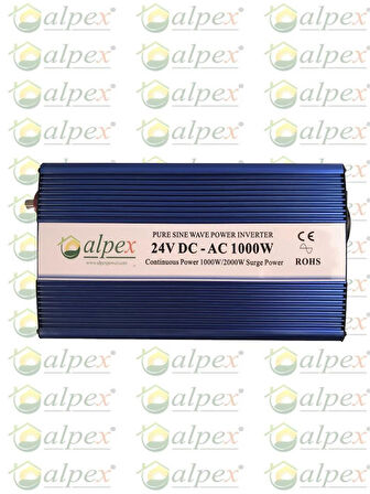 1000 Watt 24 Volt İnverter Tam Sinüs İnvertör