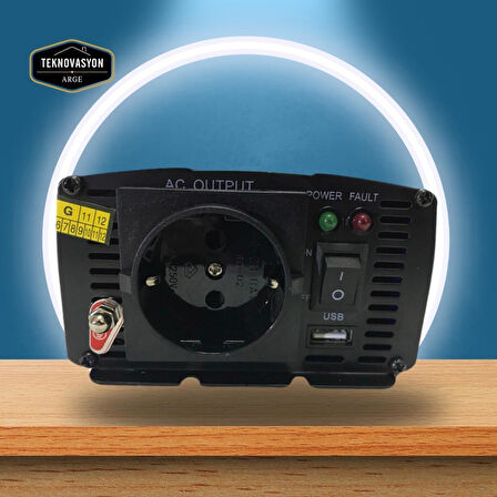 Alpex 300 Watt İnvertör 12V-220V Çevirici İnverter