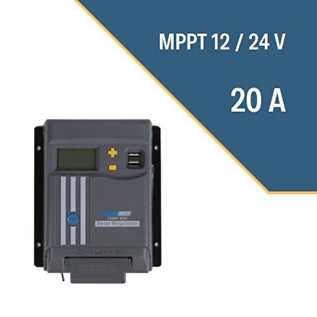 Lexron 20A MPPT Şarj Kontrol Cihazı SR20MP