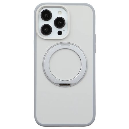 iPhone 15 Pro Max Beyaz Standlı Magsafe Premium Fonksiyonel Telefon Kılıfı