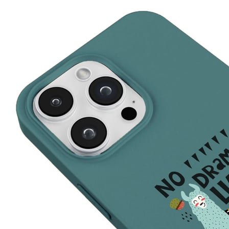 iPhone 16 Pro Max Haki Lansman Renkli Silikon No Drama Lama Tasarımlı Premium Kılıf