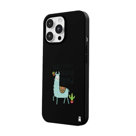 iPhone 13 Pro Max Siyah Lansman Renkli Silikon No Drama Lama Tasarımlı Premium Kılıf
