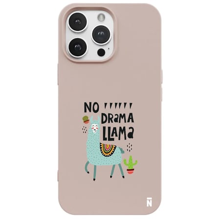 iPhone 11 Pro Max Pudra Lansman Renkli Silikon No Drama Lama Tasarımlı Premium Kılıf