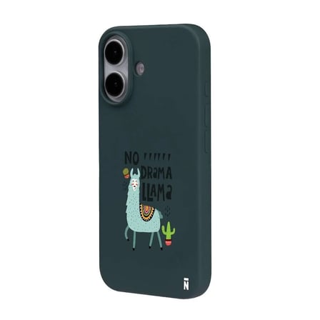 iPhone 16 Haki Lansman Renkli Silikon No Drama Lama Tasarımlı Premium Kılıf