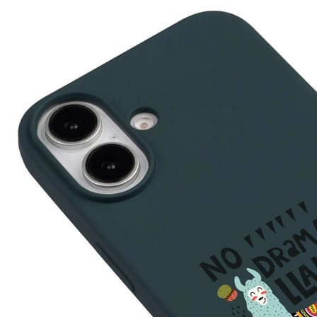 iPhone 16 Haki Lansman Renkli Silikon No Drama Lama Tasarımlı Premium Kılıf