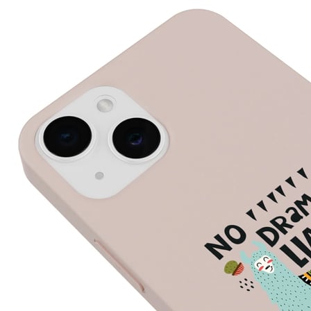 iPhone 11 Pudra Lansman Renkli Silikon No Drama Lama Tasarımlı Kamera Korumalı Kılıf