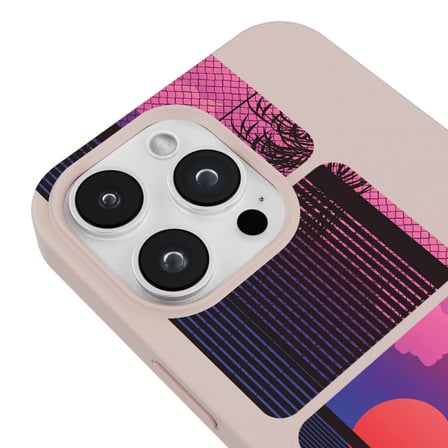 iPhone 13 Pro Pudra Lansman Renkli Silikon Windows Series Tasarımlı Premium Kılıf