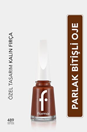 Flormar Klasik Parlak Bitişli Yüksek Pigmentli Oje - Nail Enamel -537 Cake Wıth Coffee- 8682536047807