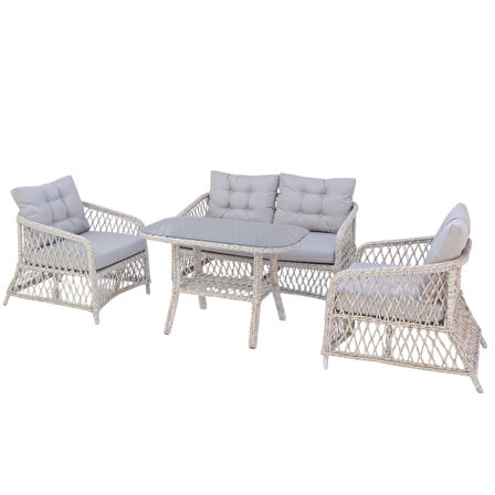Marbella X  | Rehome İkili Rattan Bahçe Oturma Grubu | 626