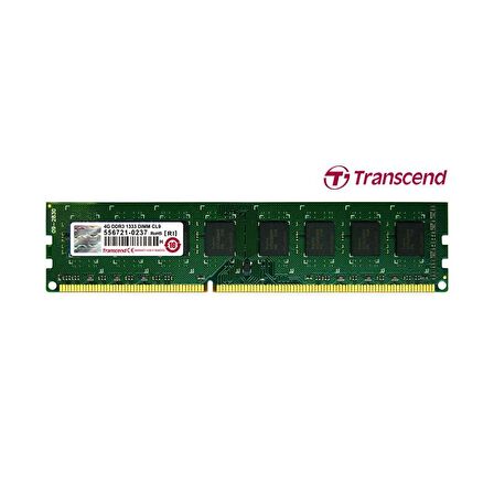 Transcend 4GB DDR3 1333MHz CL9 Masaüstü Belleği