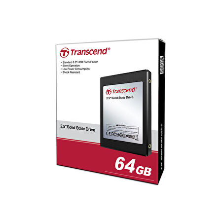 Transcend TS64GPSD330 64 GB PSD330 120/65Mb/s 2.5 inch Ide SSD Harddisk