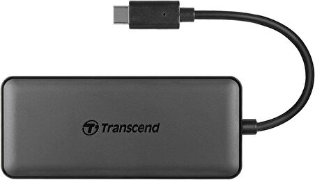 Transcend 6'sı 1 arada USB Type-C Hub USB 3.1 Gen 2 TS-HUB5C Siyah