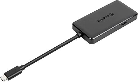 Transcend 6'sı 1 arada USB Type-C Hub USB 3.1 Gen 2 TS-HUB5C Siyah