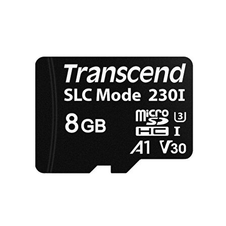 Transcend TS8GUSD230I 8 GB Industrial Temp SDHC microSD Hafıza Kartı