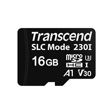 Transcend TS16GUSD230I 16 GB Industrial Temp SDHC microSD Hafıza Kartı