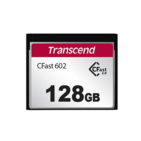 Transcend TS128GCFX602 128 GB CFX602 CFast 2.0 Compact Flash Hafıza Kartı