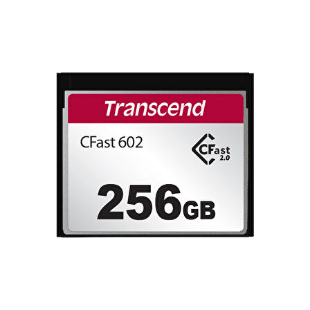 Transcend TS256GCFX602 256 GB CFX602 Cfast 2.0 Compact Flash Hafıza Kartı