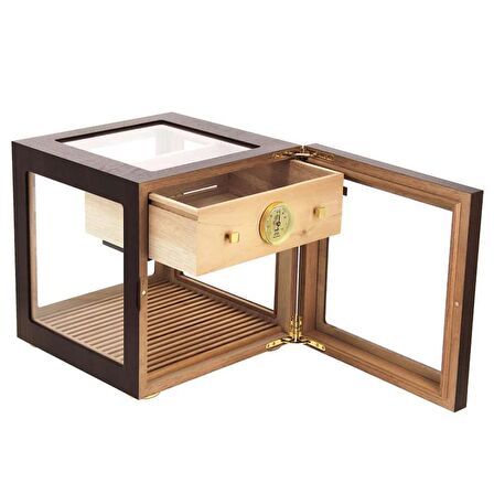 Adorini Cube Walnut Humidor Puro Kutusu