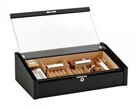 Adorini Vega Siyah Humidor Puro Kutusu