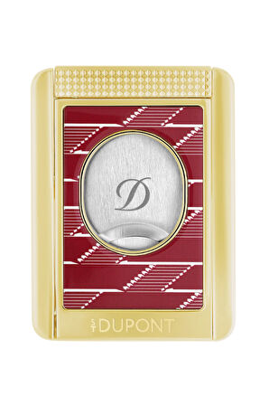 S.T. Dupont Monogram Kırmızı Puro Makası Kesici & Puro Standı 3478