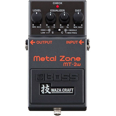 BOSS MT-2W Waza Metal Zone Distortion Pedalı