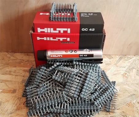 Hilti Gx 3 Gazlı Tabanca Çivisi 2.7 mm 1200 Adet GC 42 Gaz Tüpü Dahil