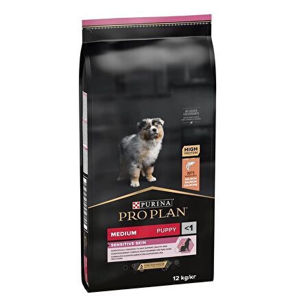 Proplan Puppy Sensitive Somonlu Hassas Yavru Köpek Mamasi 12 Kg (Yeni Ambalaj)